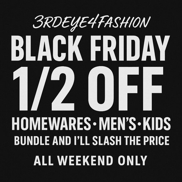 *AD ONLY* ✨ 3RDEYE4FASHION — BLACK FRIDAY CLEAR-OUT SALE ✨ - Picture 1 of 10